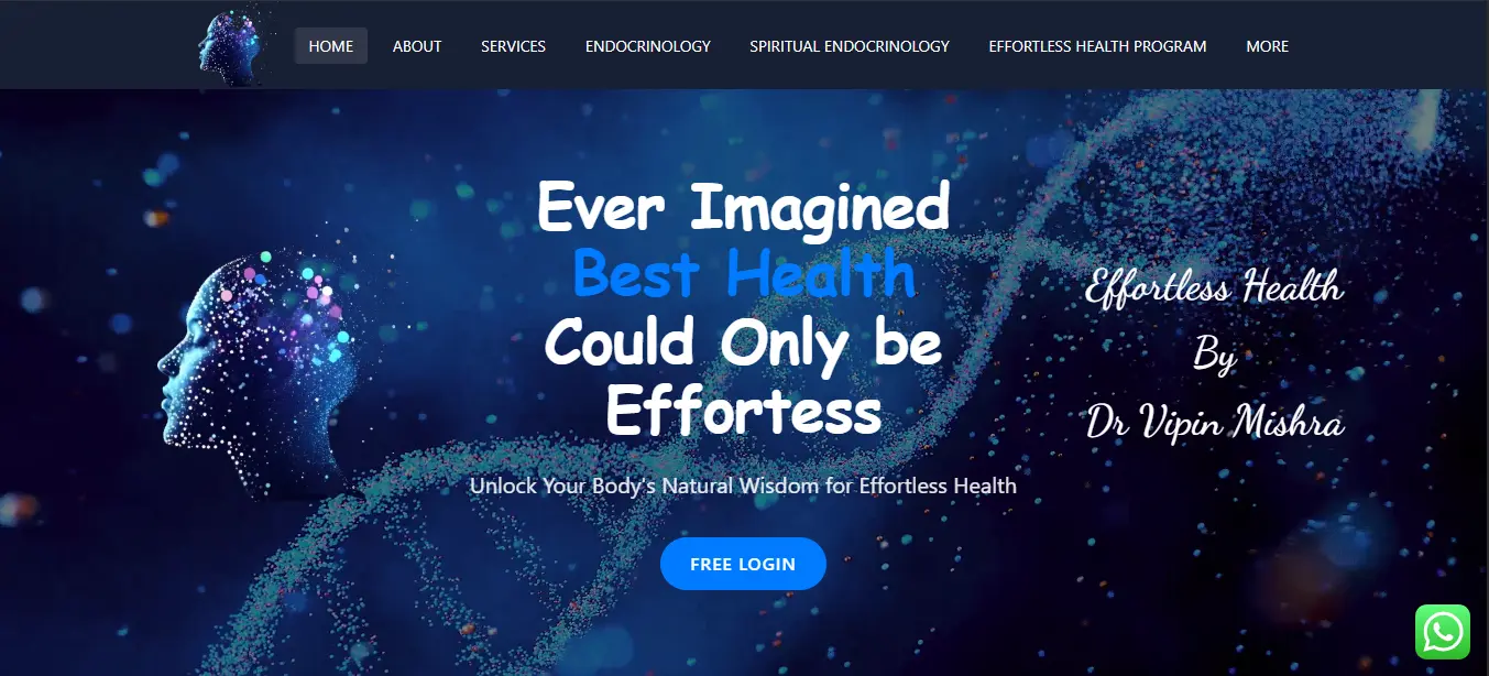 Dr. Vipin Mishra website project